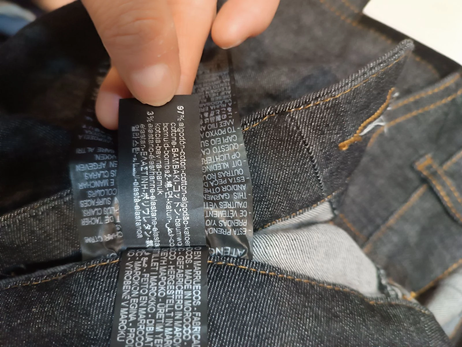 Calça jeans larga / Wide leg crua ZARA - PP – photo 7